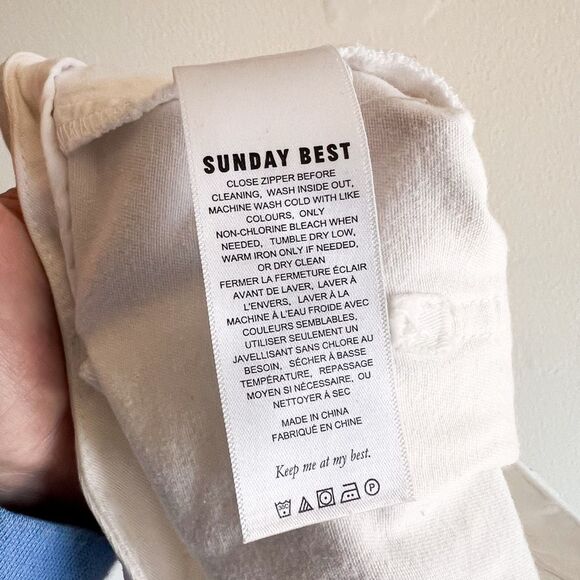 Aritzia Sunday Best Jaden Utility Chino Pants Size 12 - Picture 7 of 8